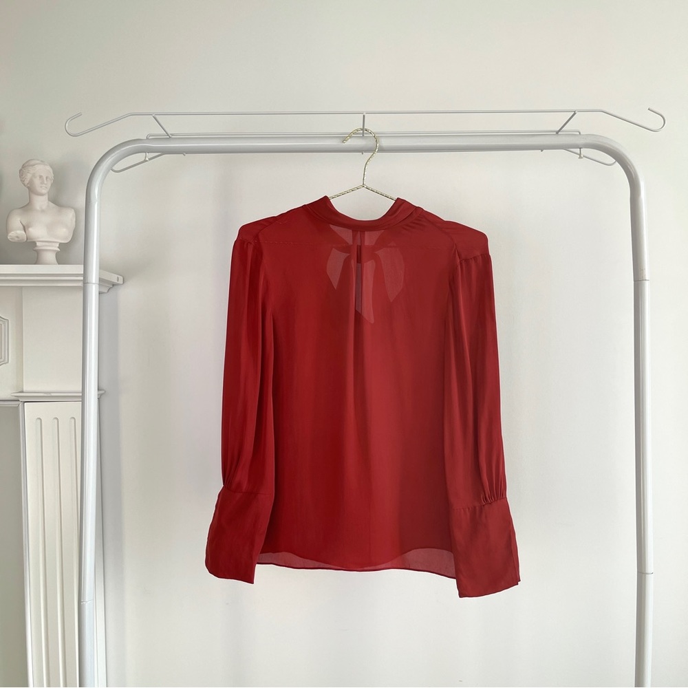 Massimo Dutti Red Blouse